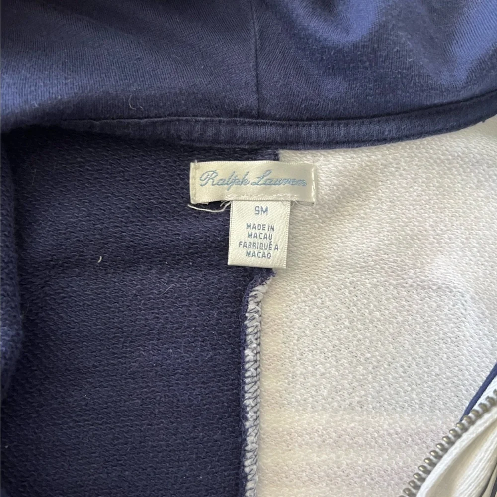 Ralph Lauren Full Zip Hooded Jacket Boys, 9M